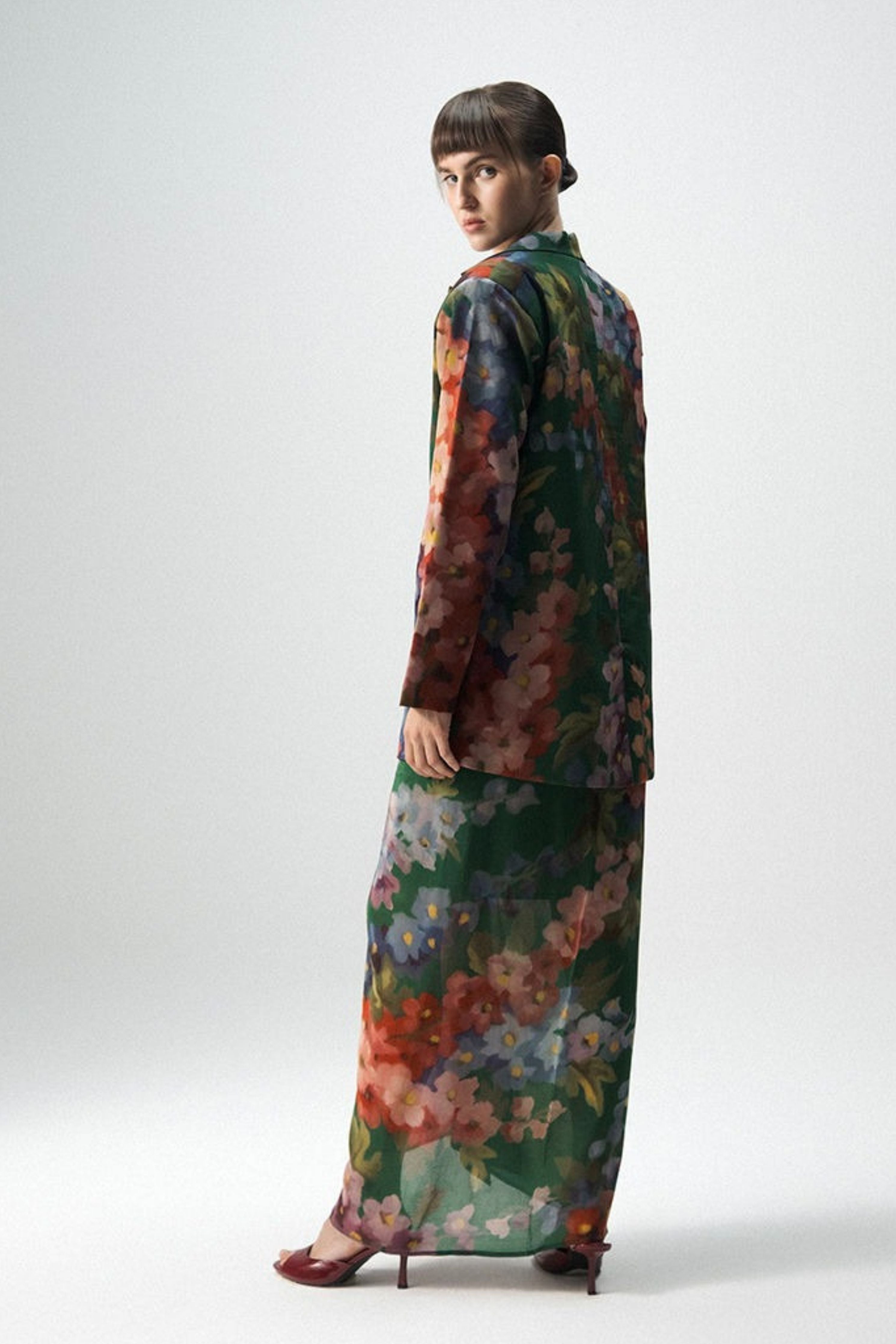 Thea Blazer & Skirt Set