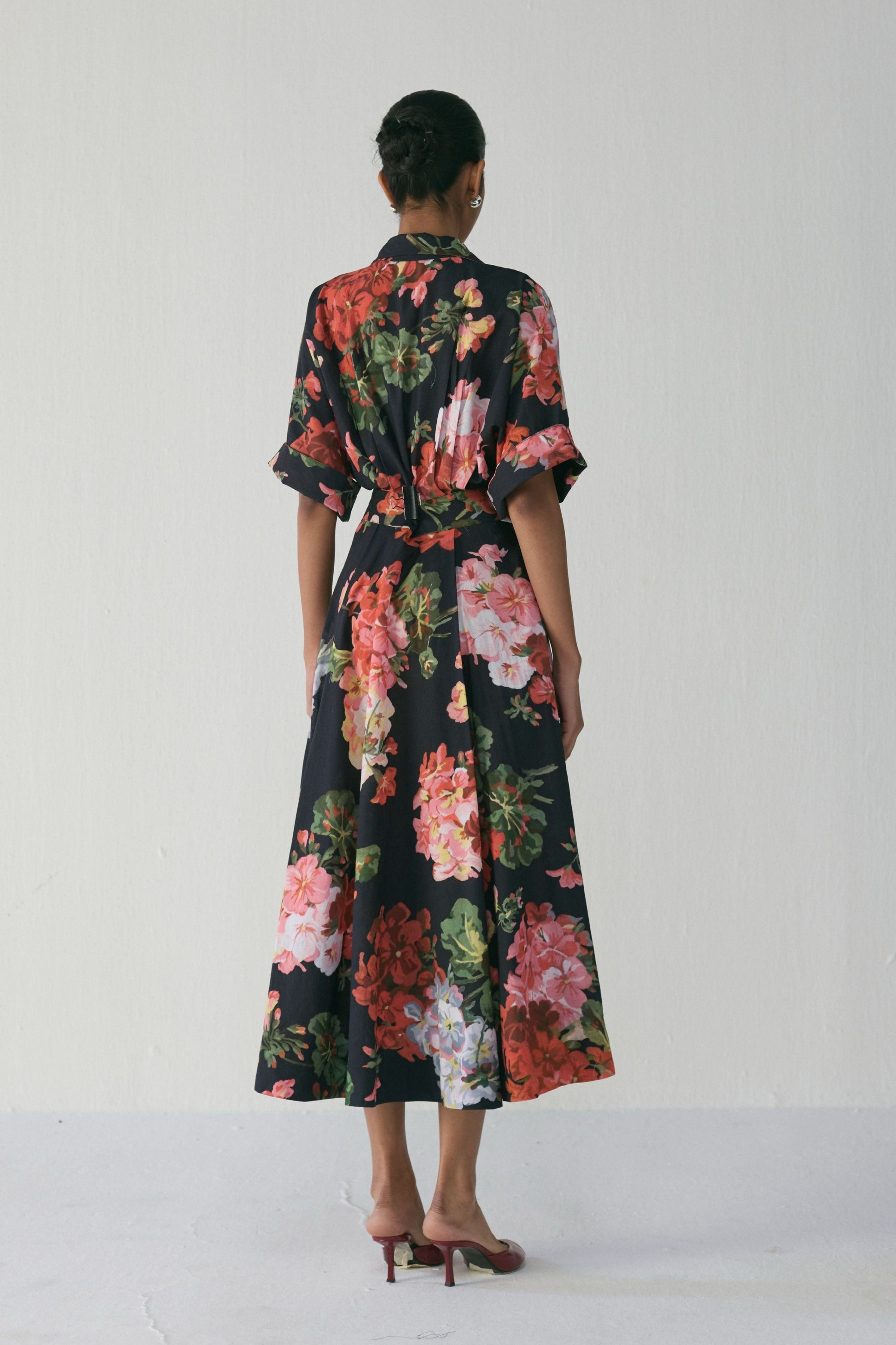 Bloody Marry Long Collar Dress