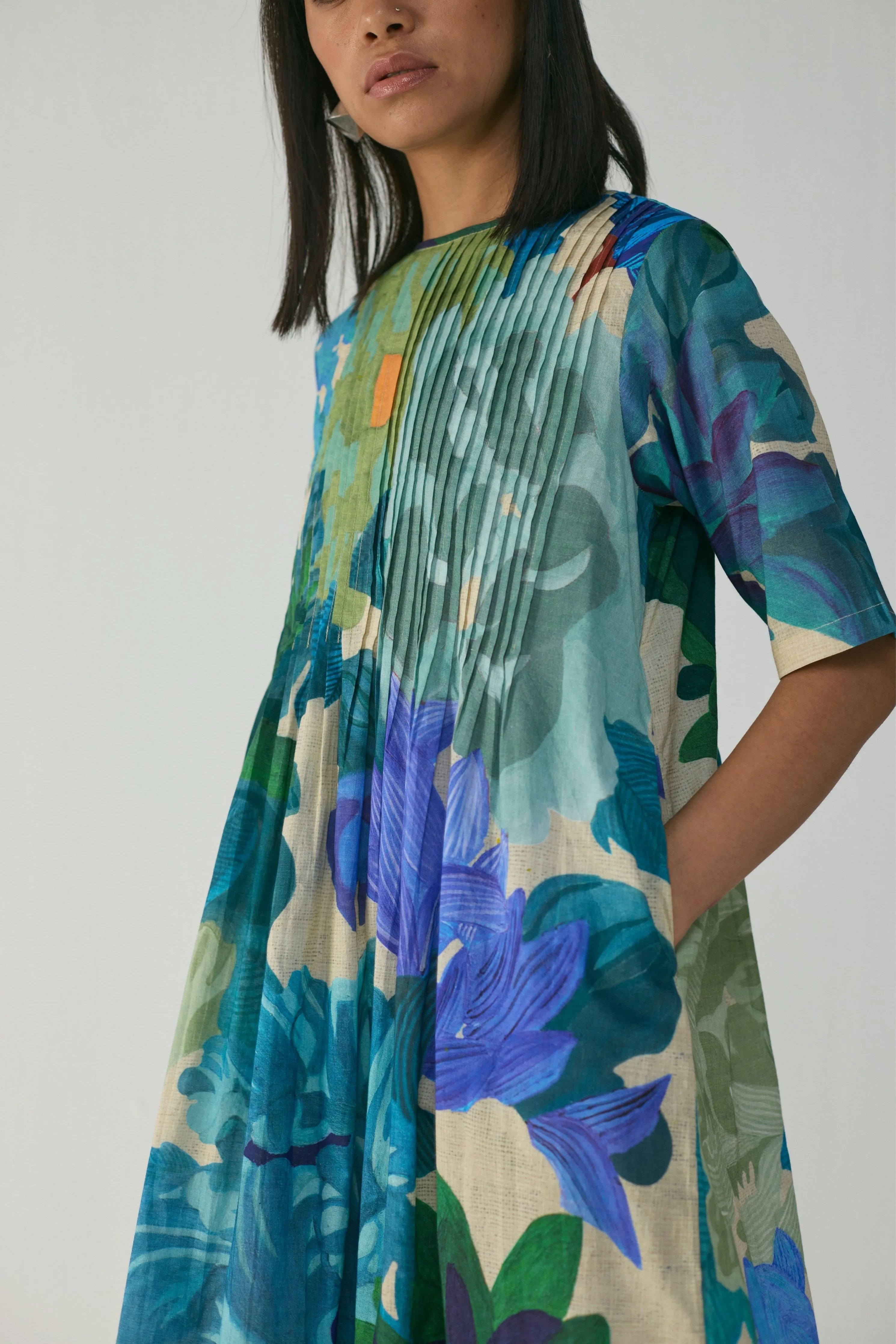 Garden Party Pintucks Dress