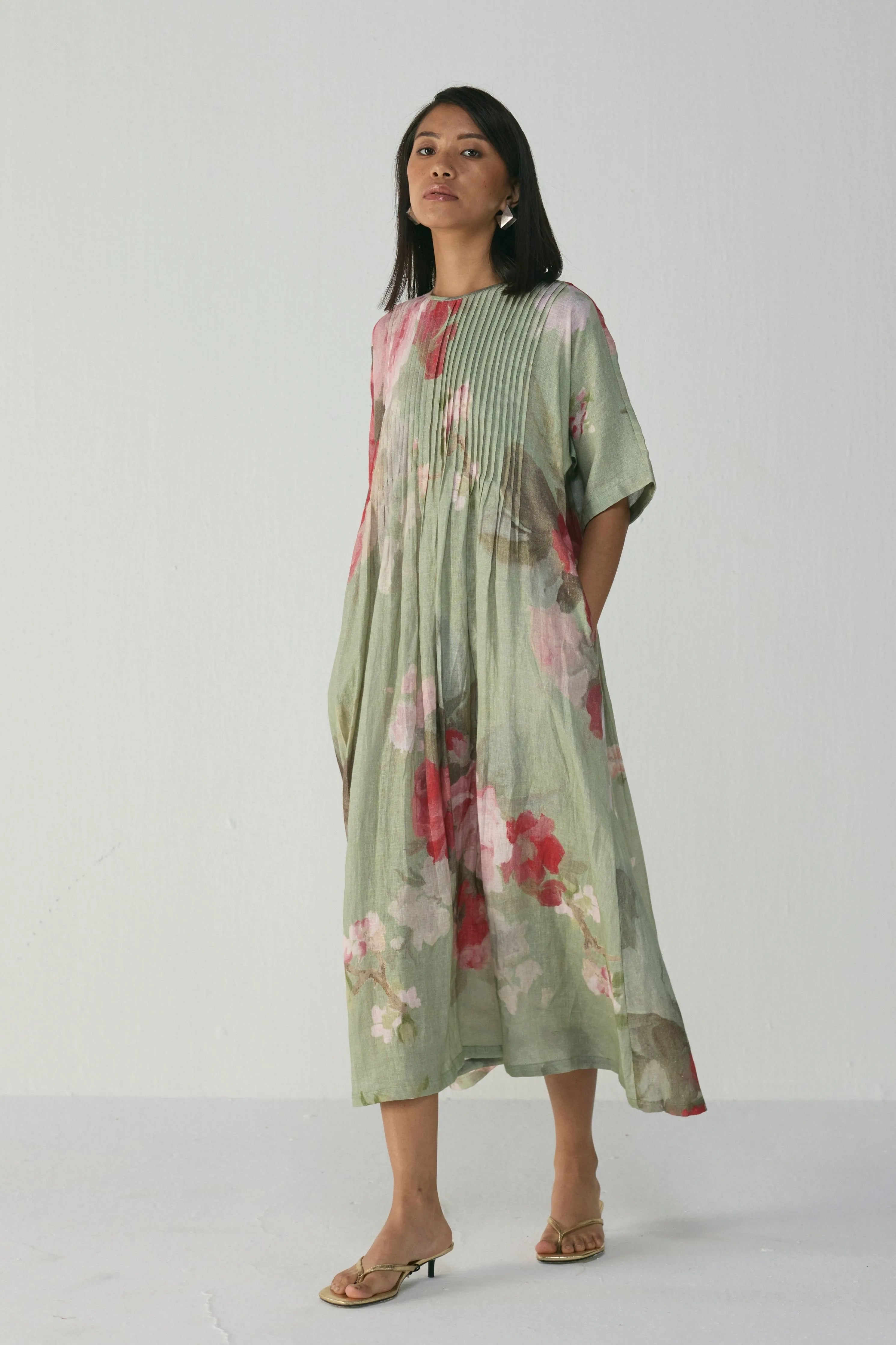 Roos Pintucks Dress