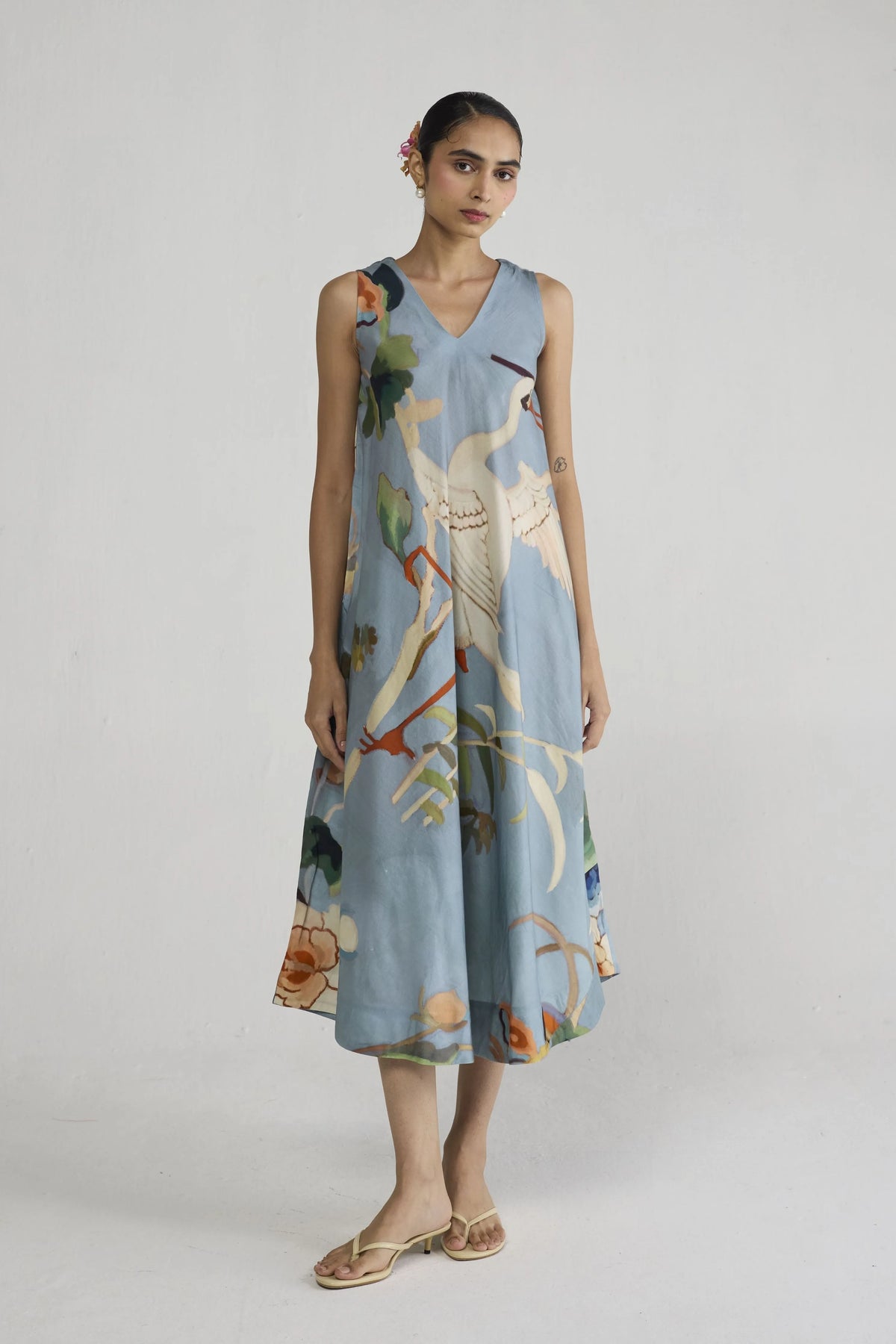 Asagao V - Neck Dress
