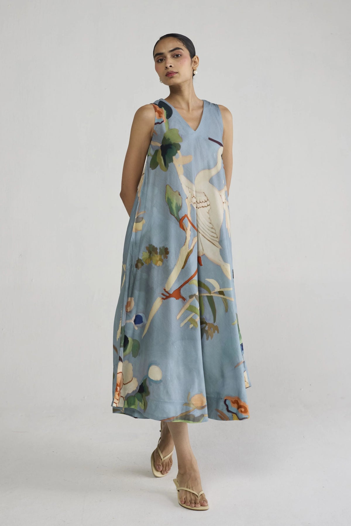 Asagao V - Neck Dress