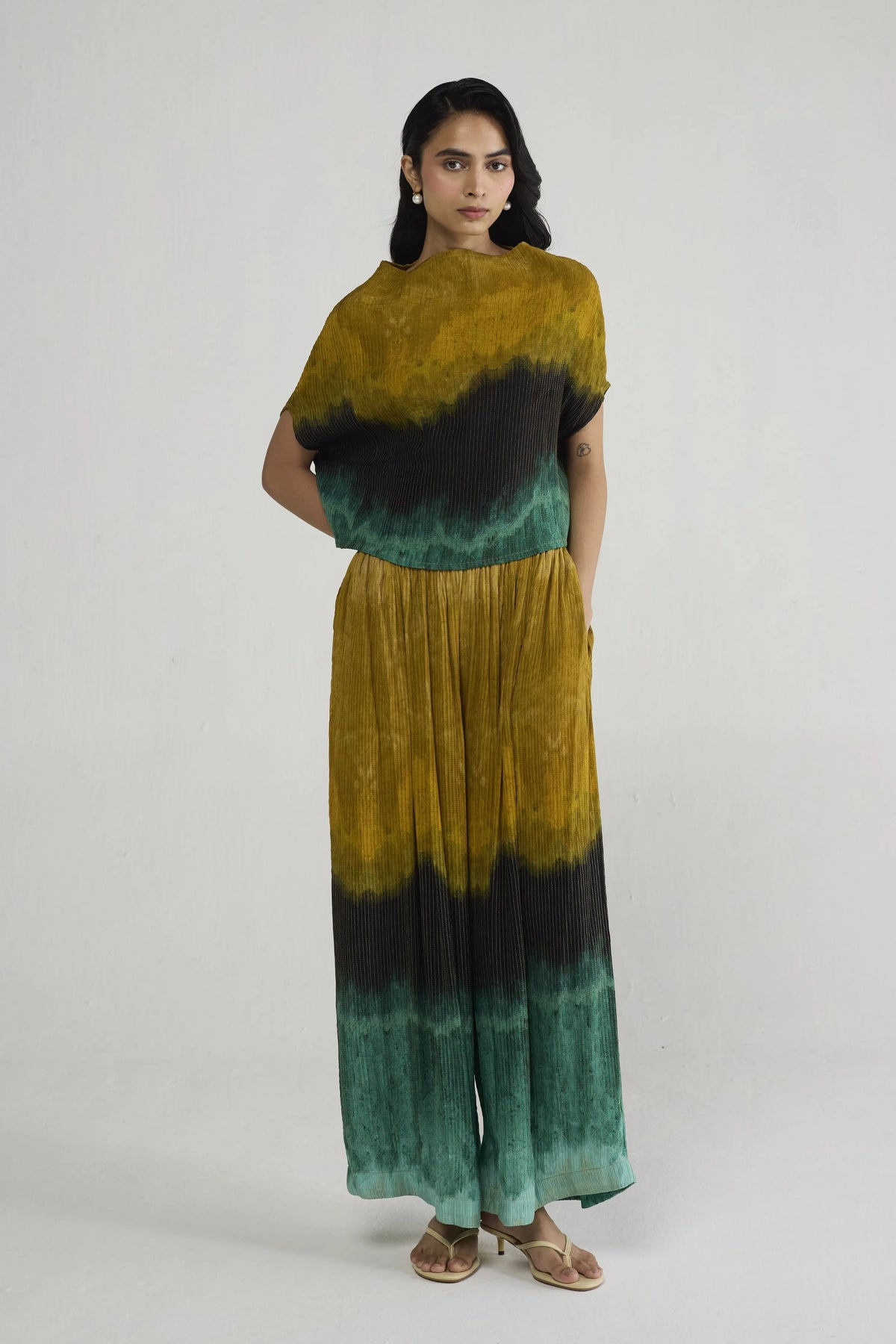 Uri Pintucks Top