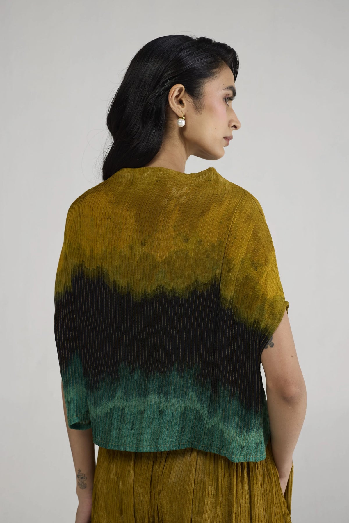 Uri Pintucks Top