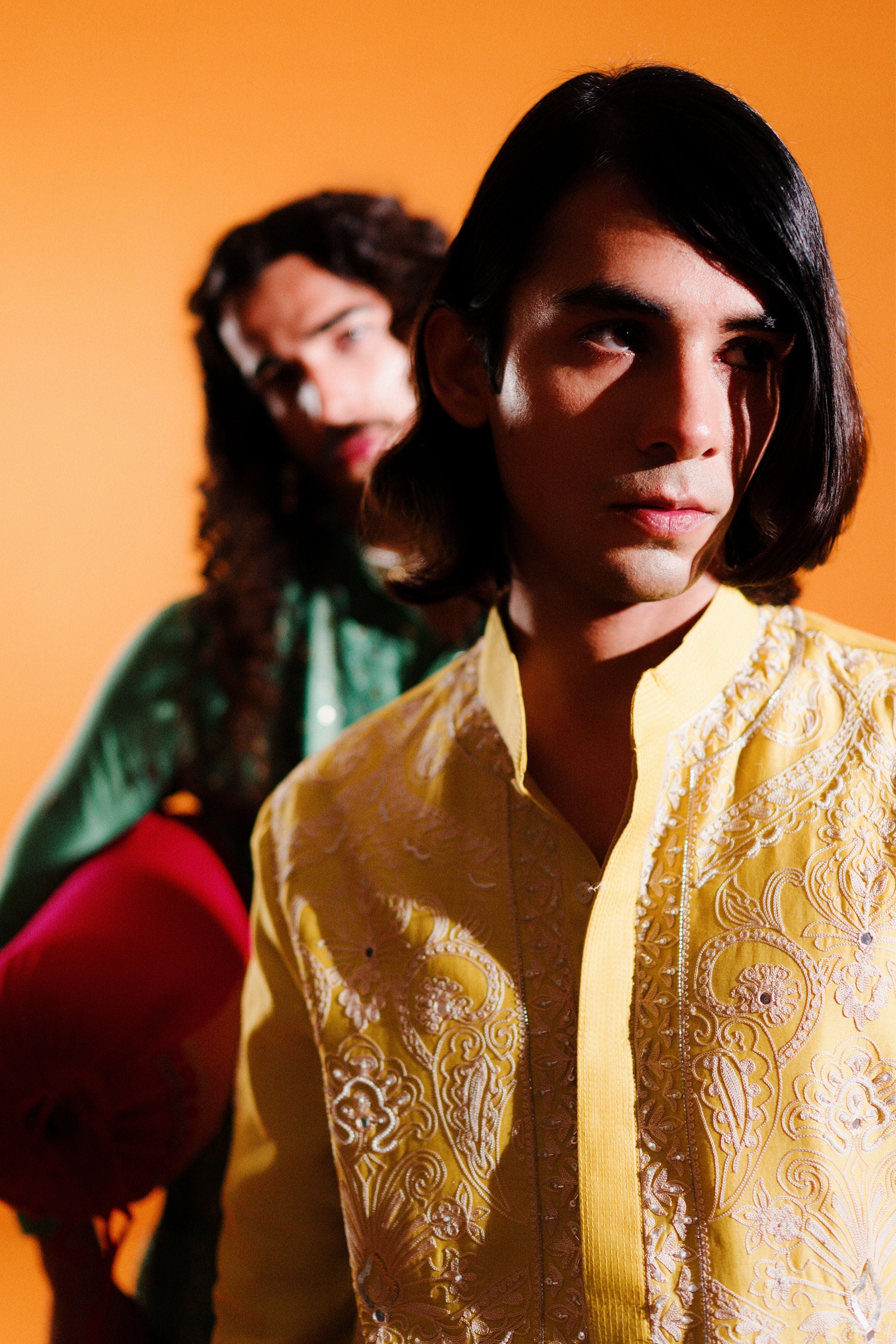 Yellow Passion Paisley Kurta Set