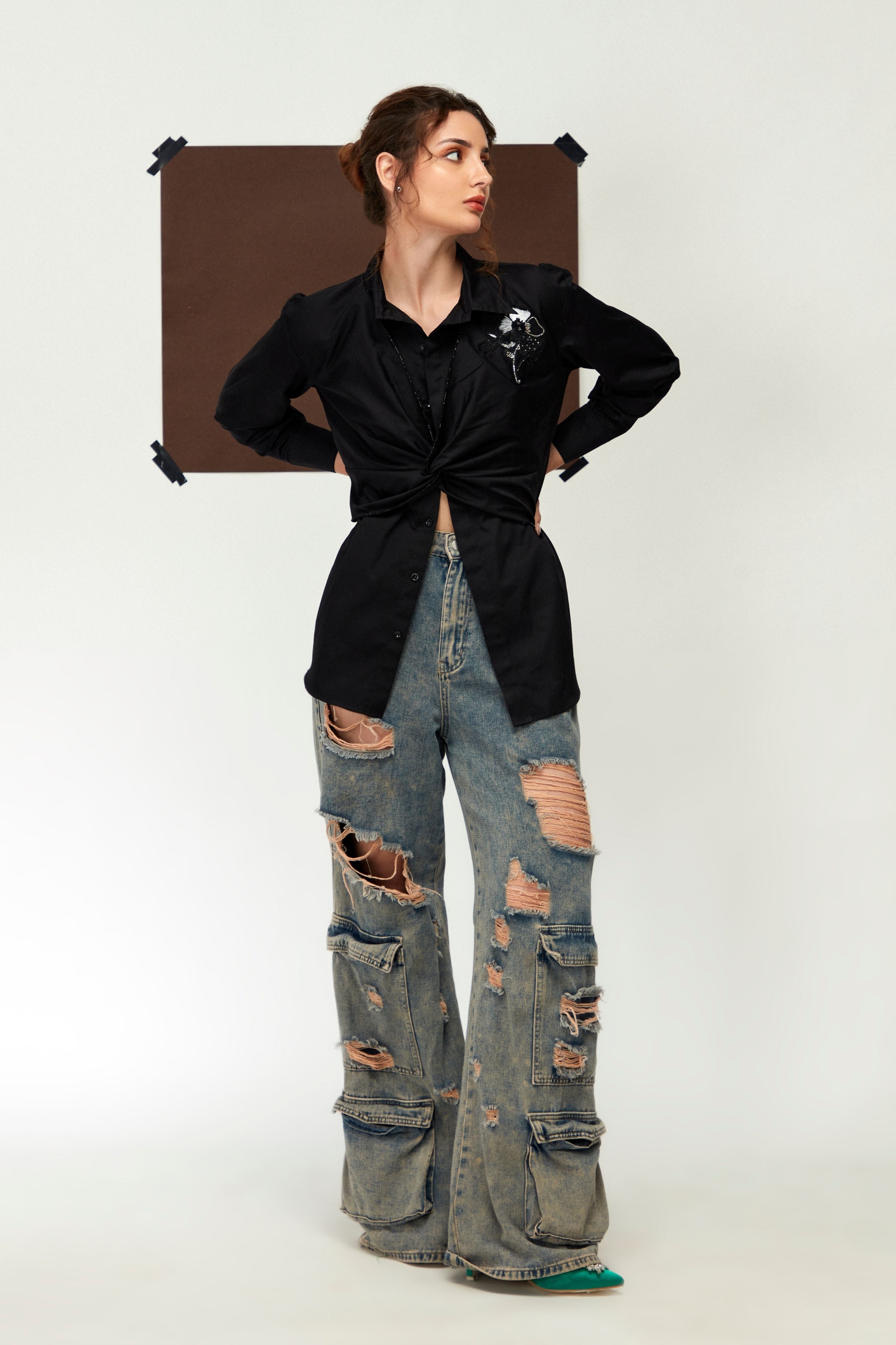 BISTRE TWISTED SHIRT