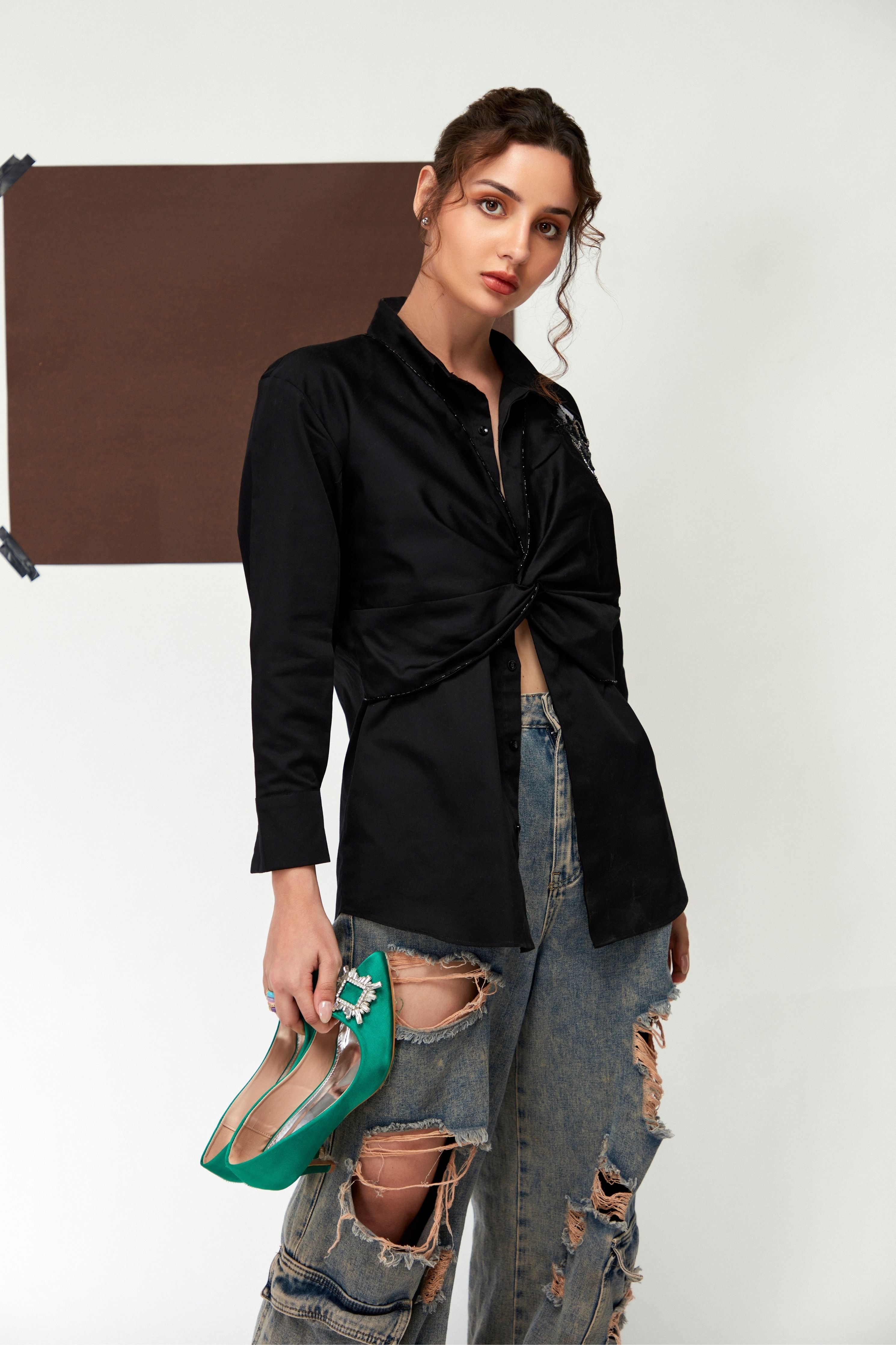BISTRE TWISTED SHIRT