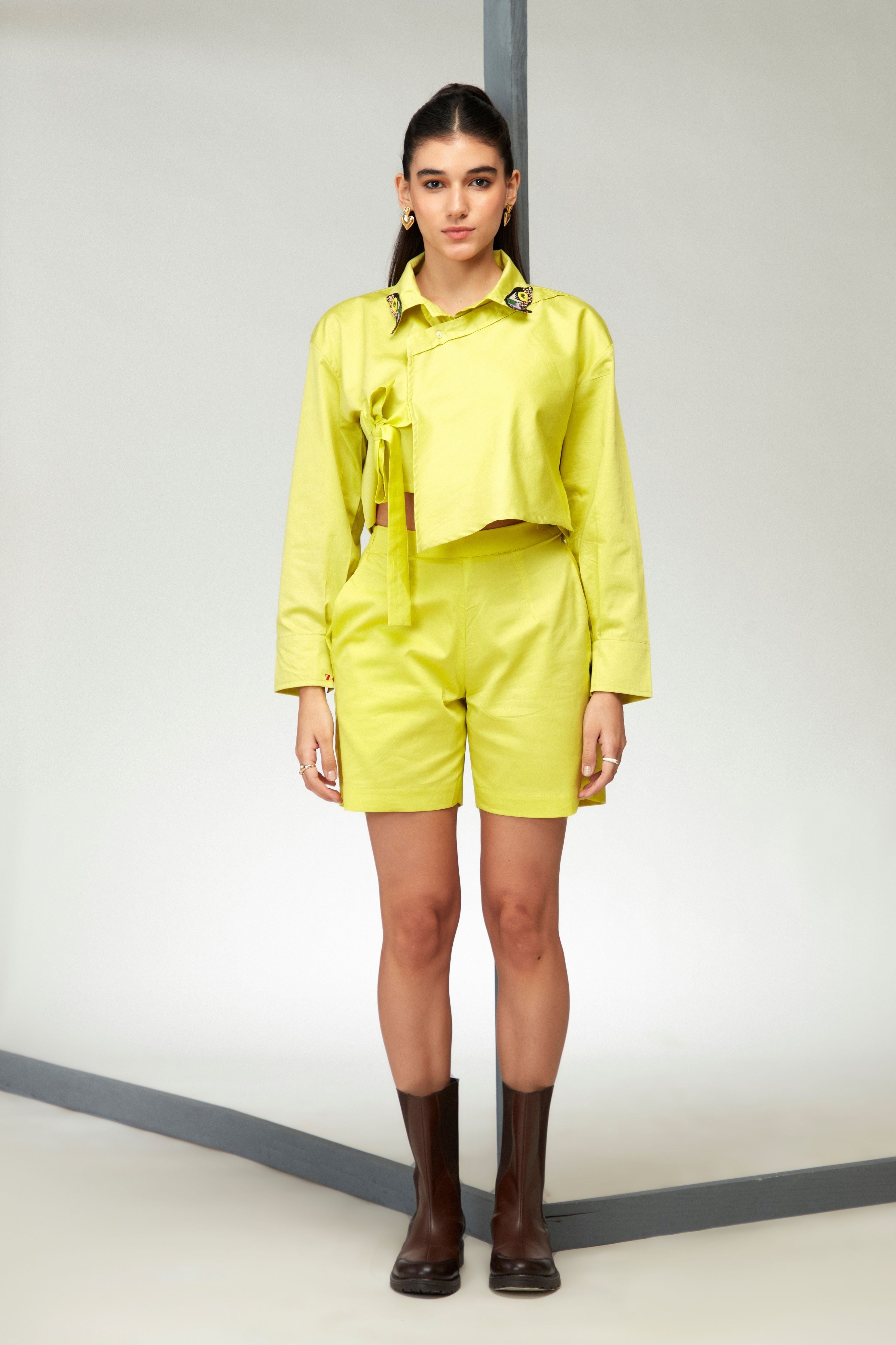 BUTTERCUP WARP SHIRT SET