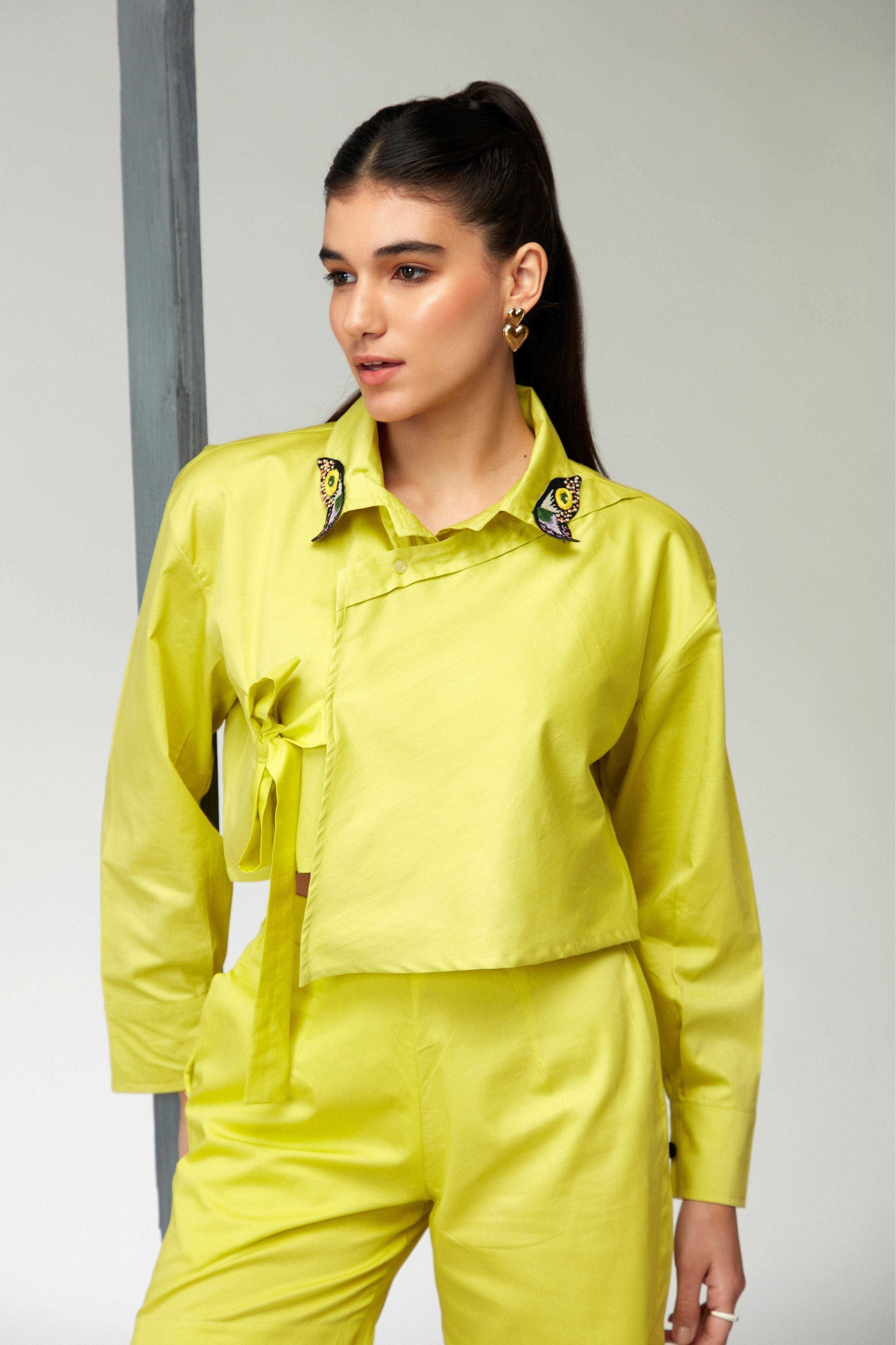 BUTTERCUP WARP SHIRT SET