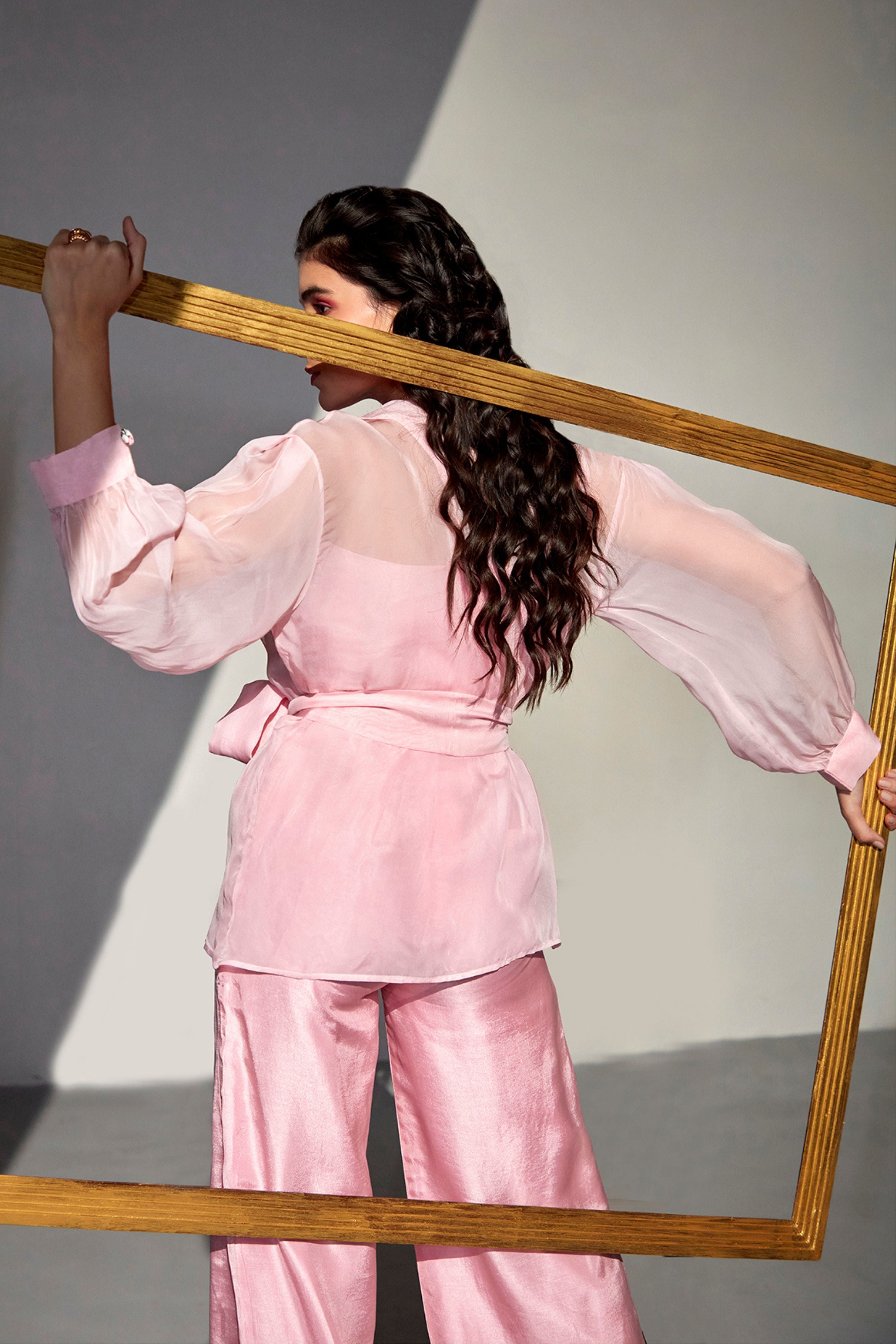 MIRAGE ORGANZA BLAZER SET