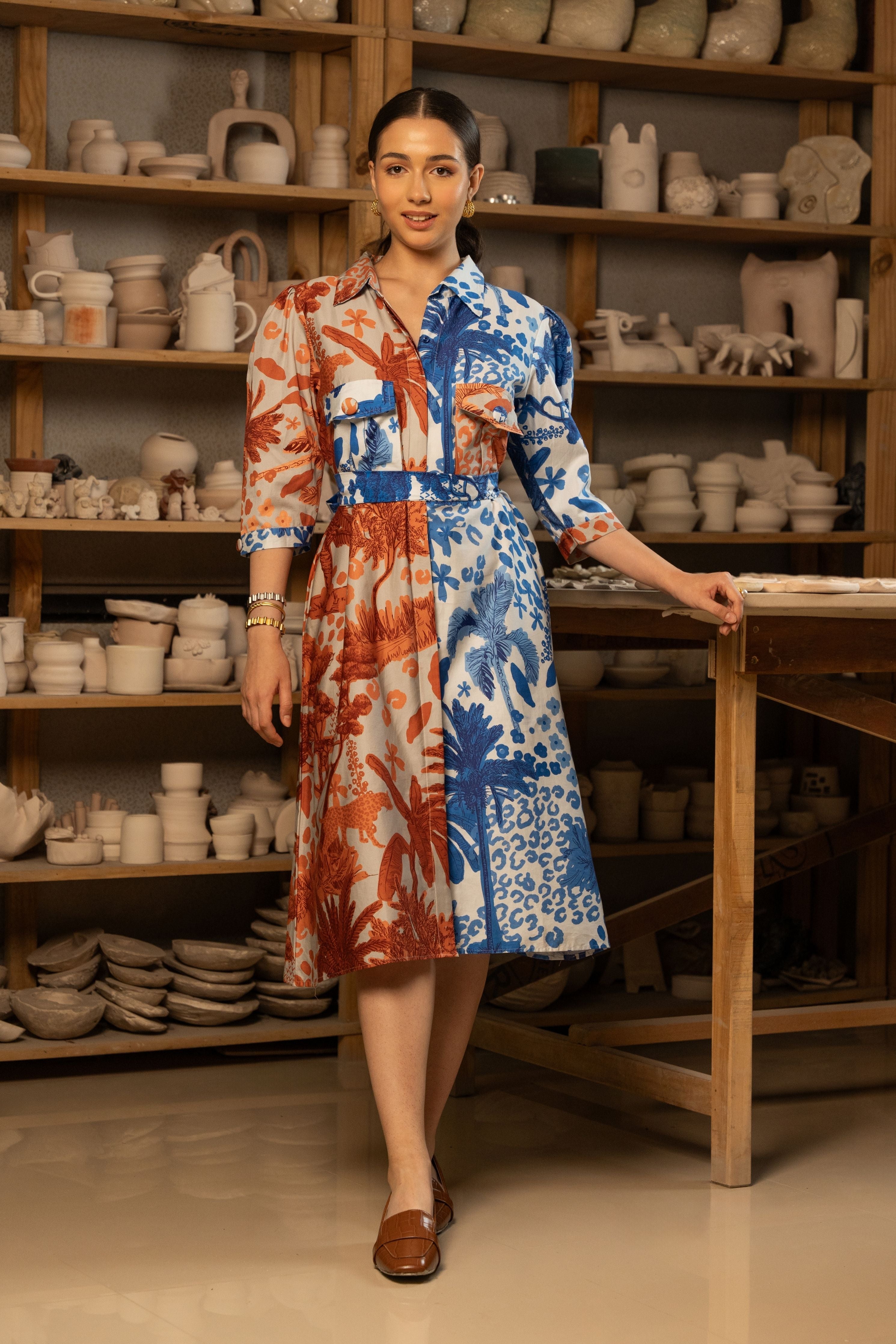 Saline Shirt Dress