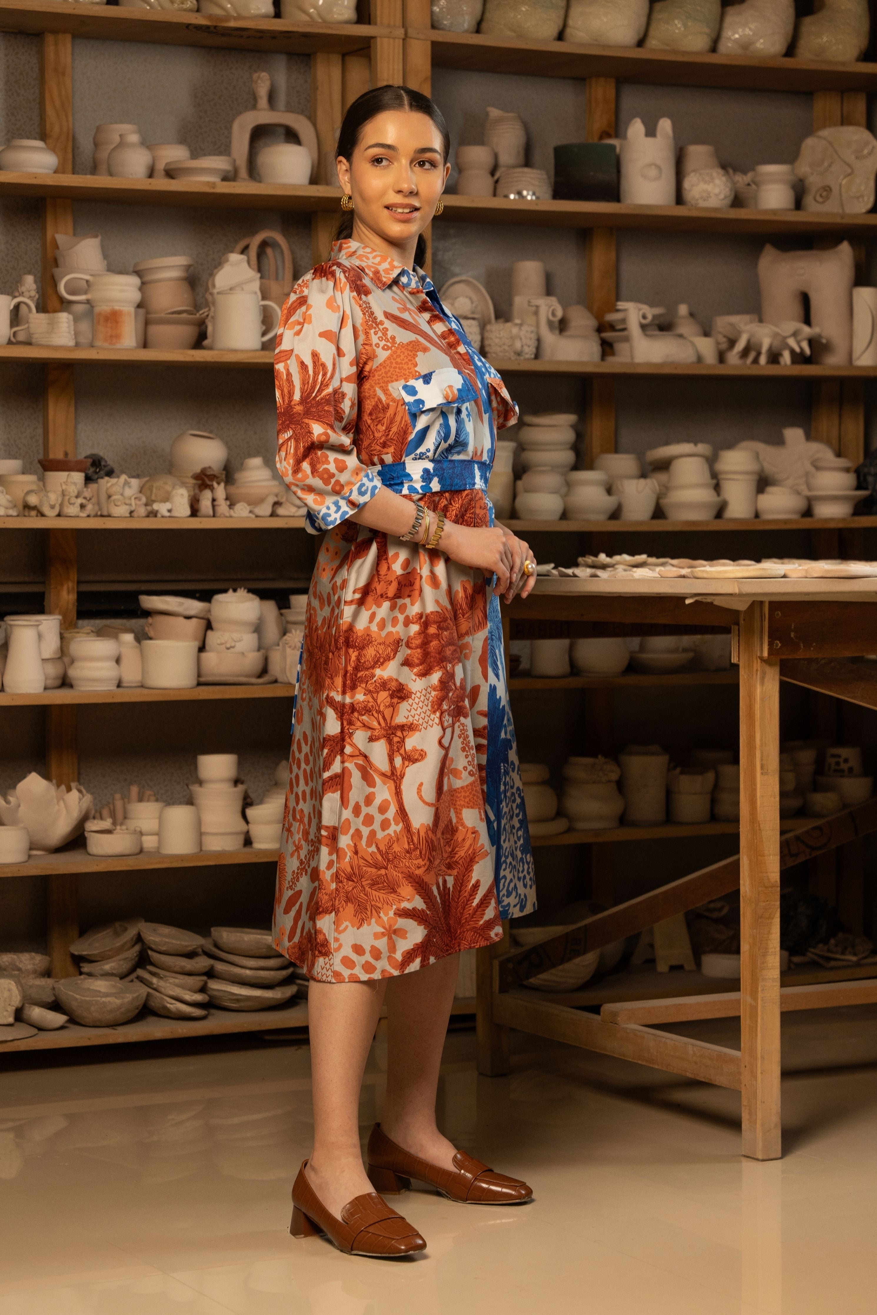 Saline Shirt Dress