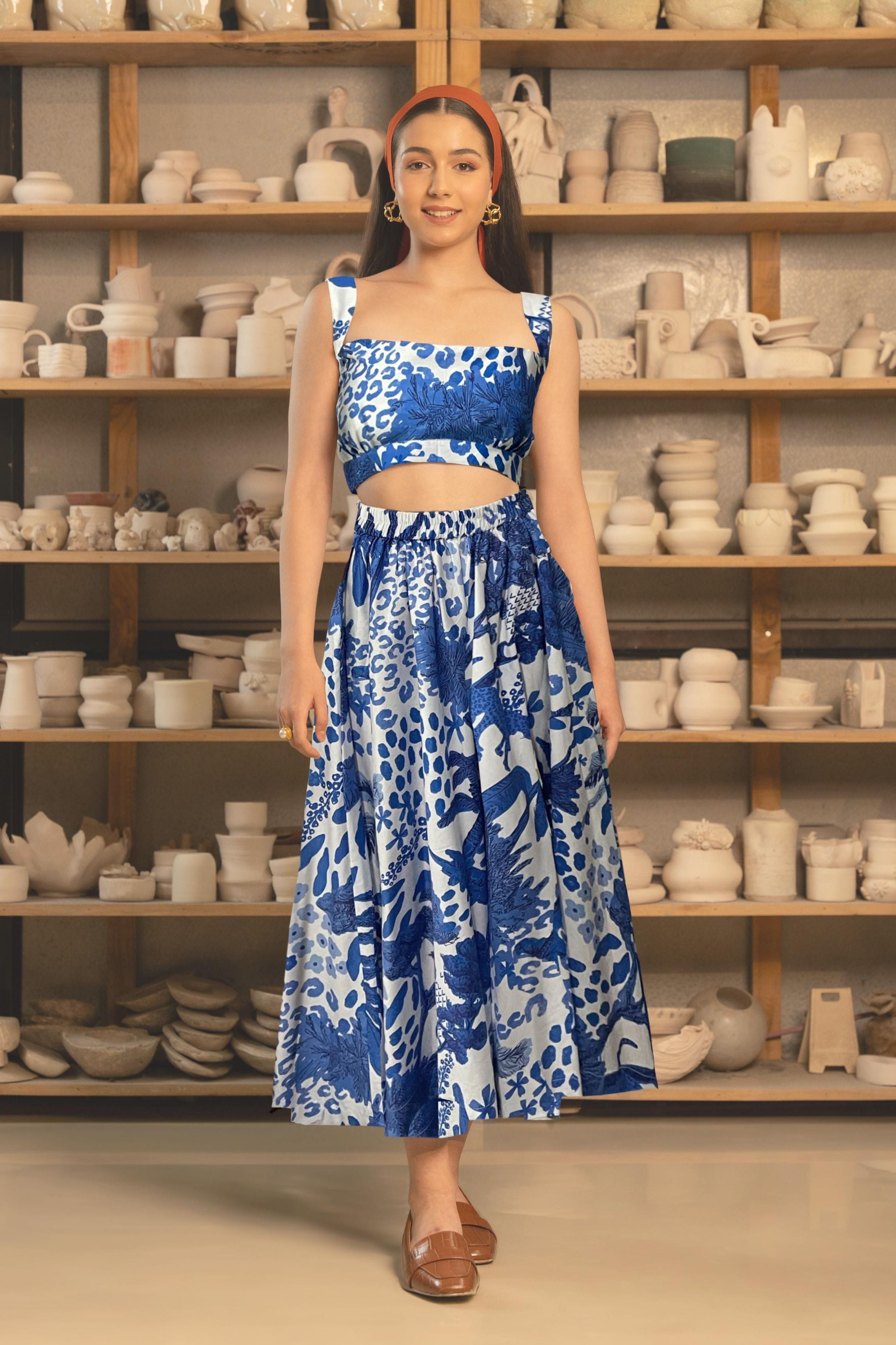 Saffrine Skirt Co-Ord Set