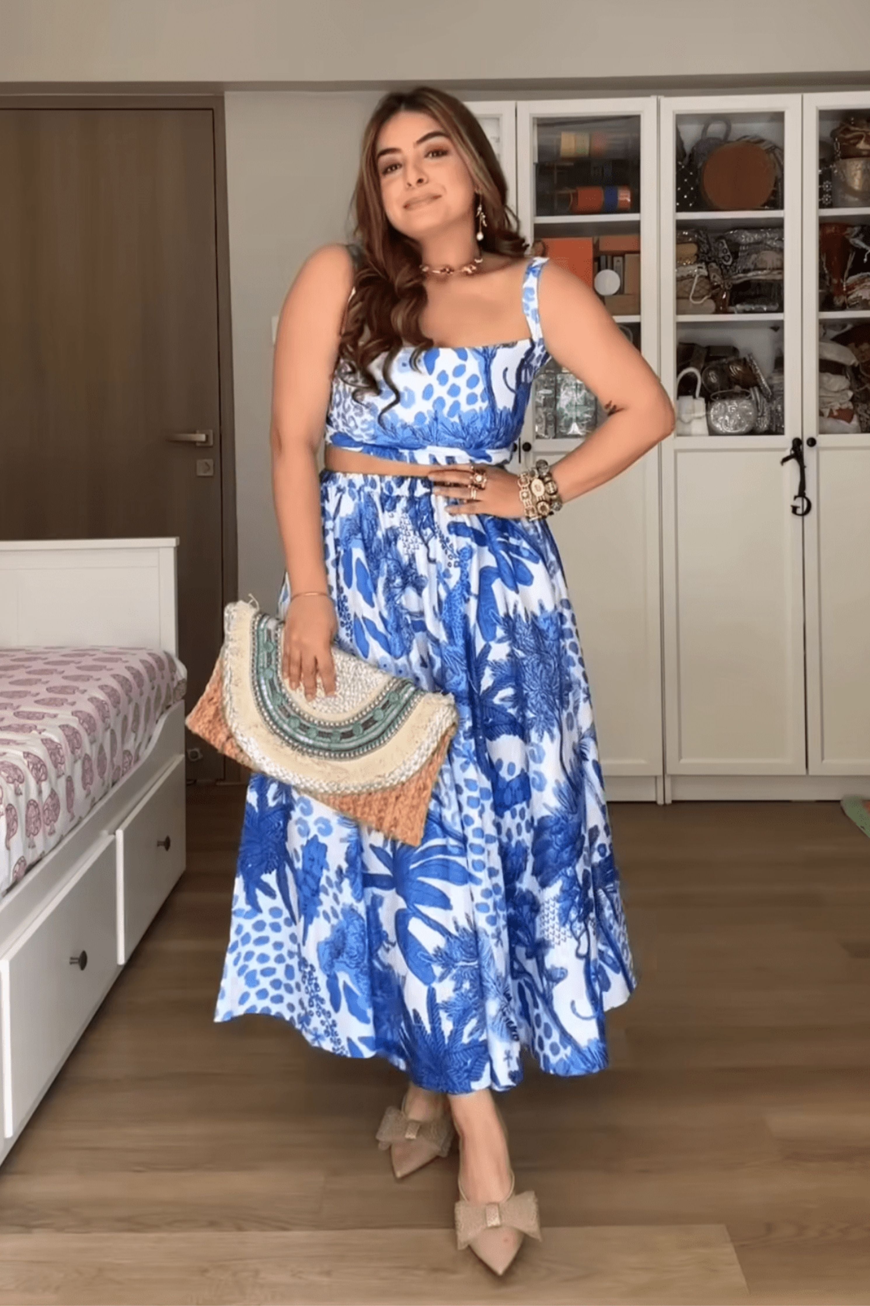 Saffrine Skirt Co-Ord Set
