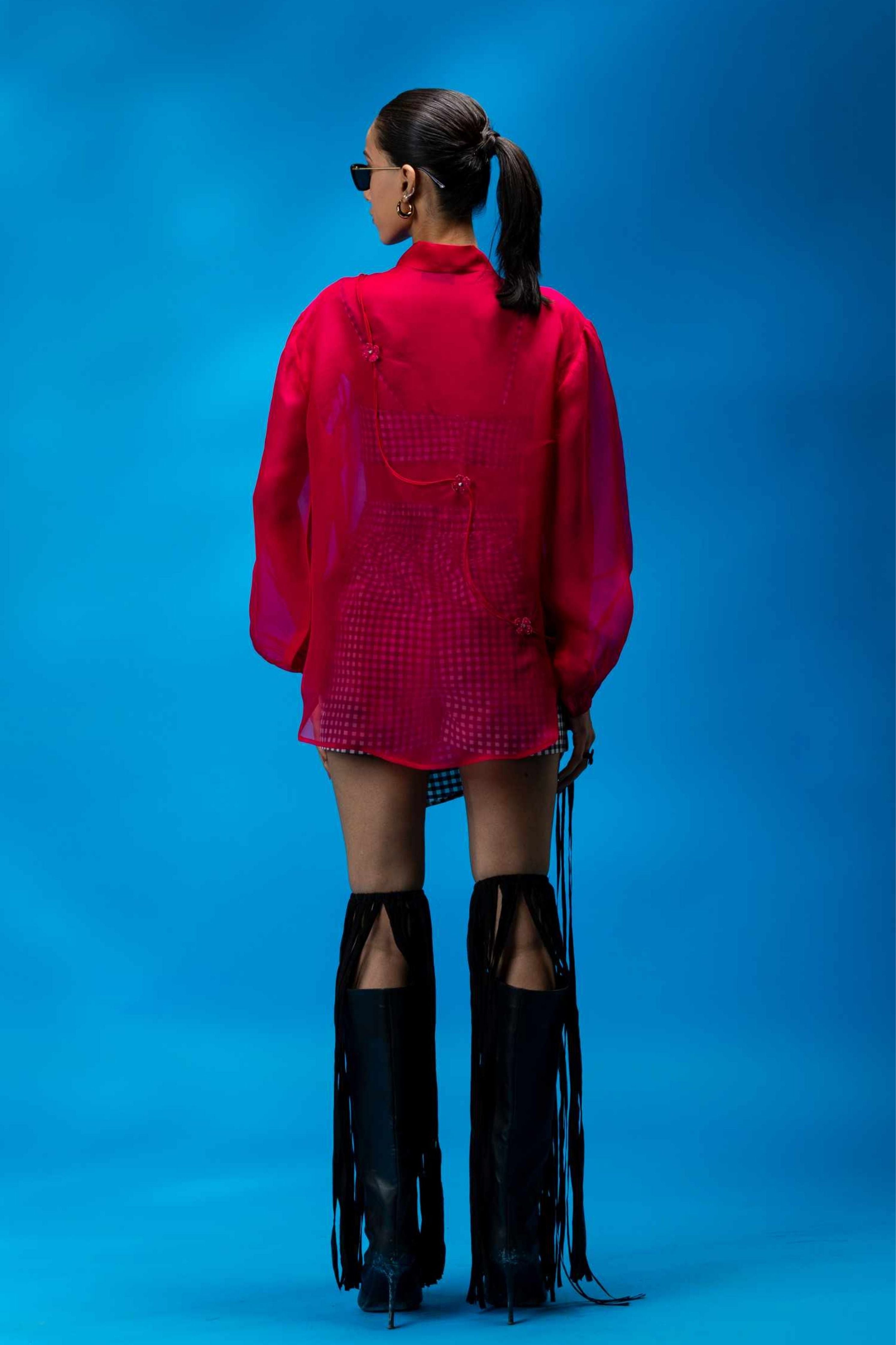 Magenta  Zinnia Shirt