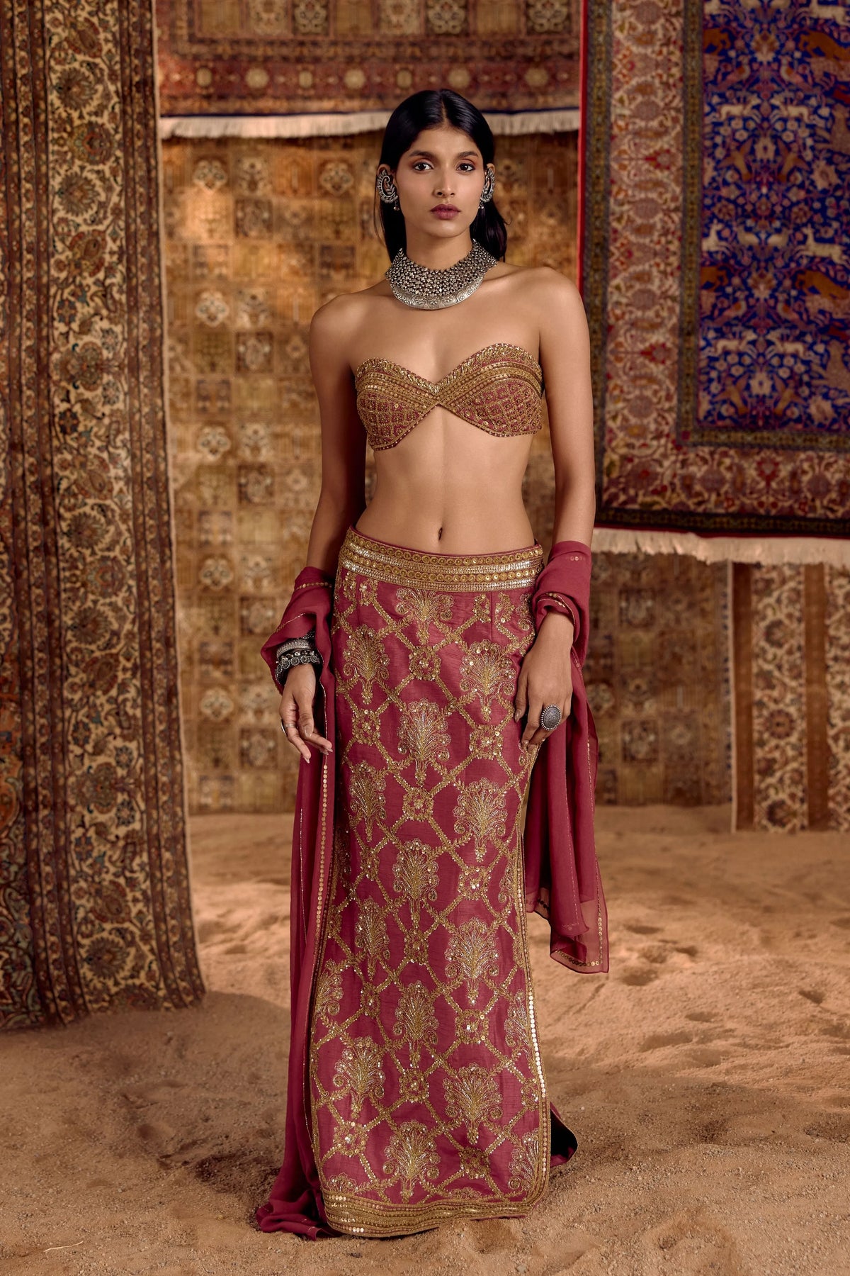 Afsan E Zar Lehenga Set