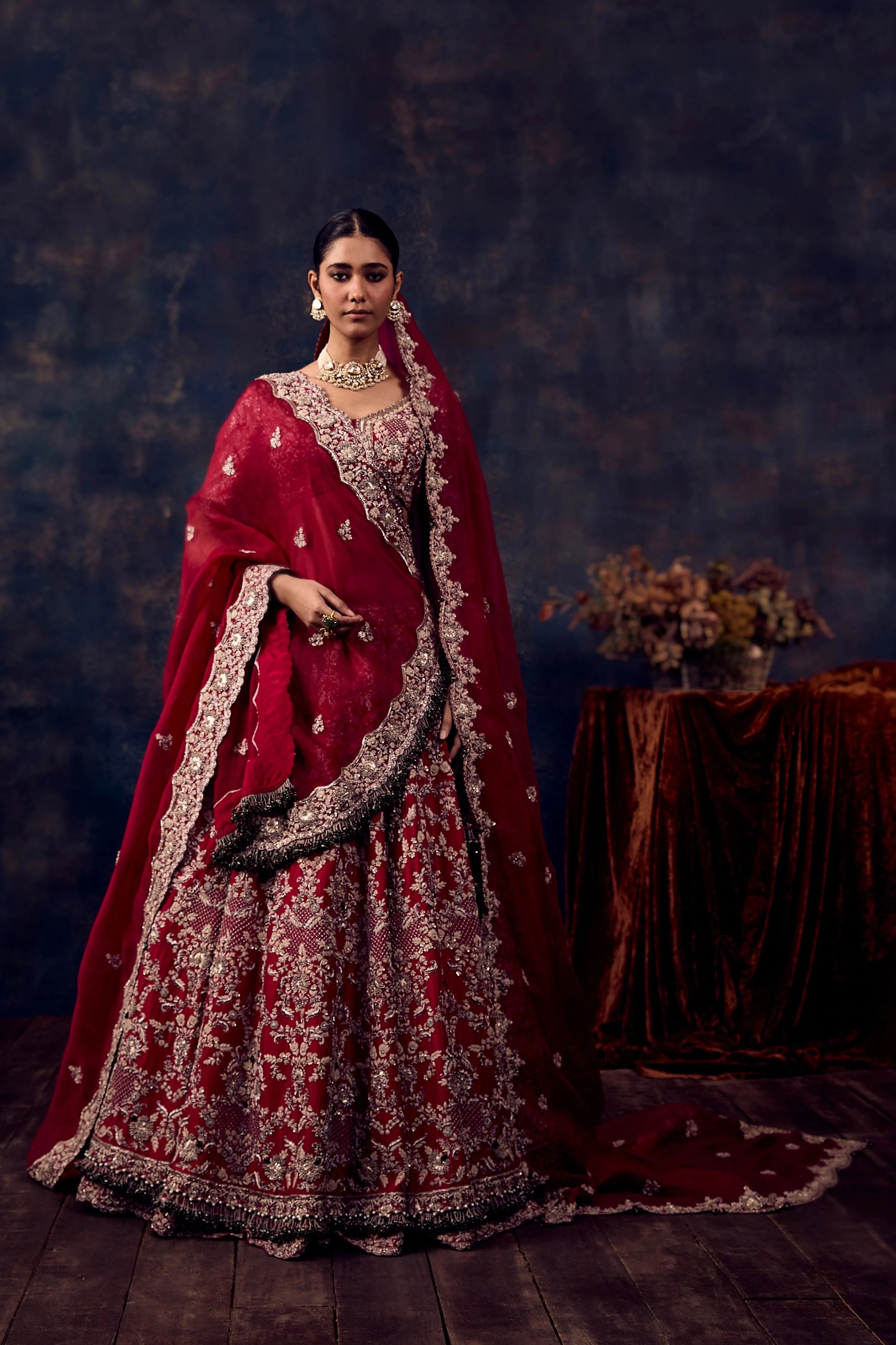 Sn Mirror Lehenga Set