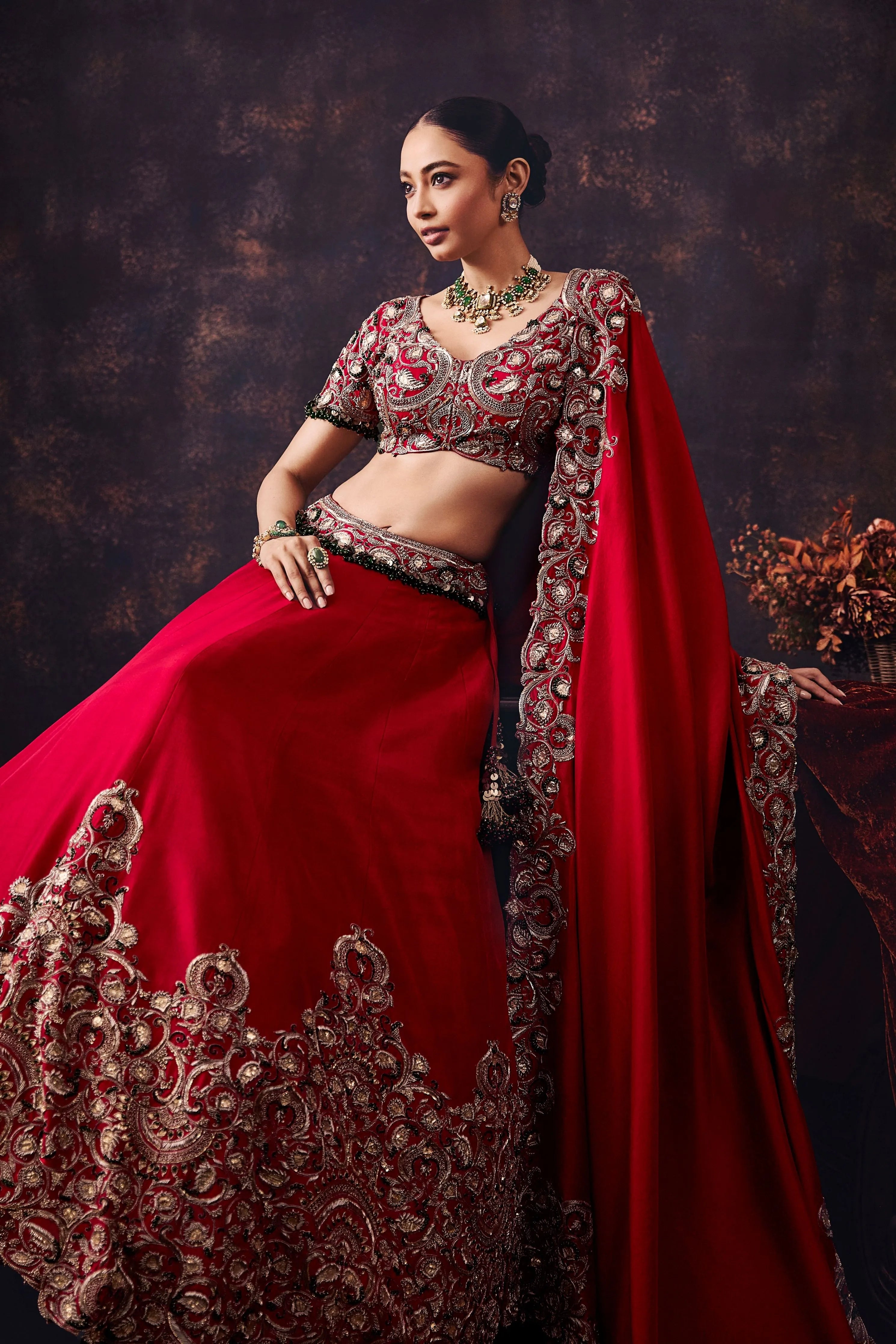 As Mirror Lehenga Set