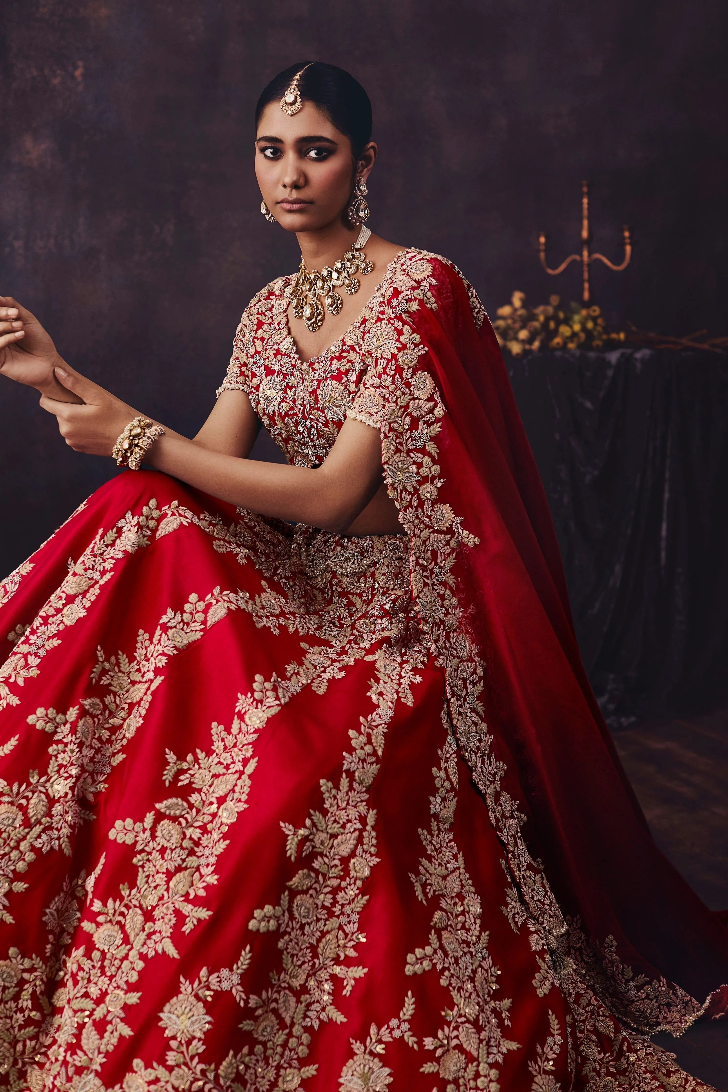 As Maal Resham Lehenga Set