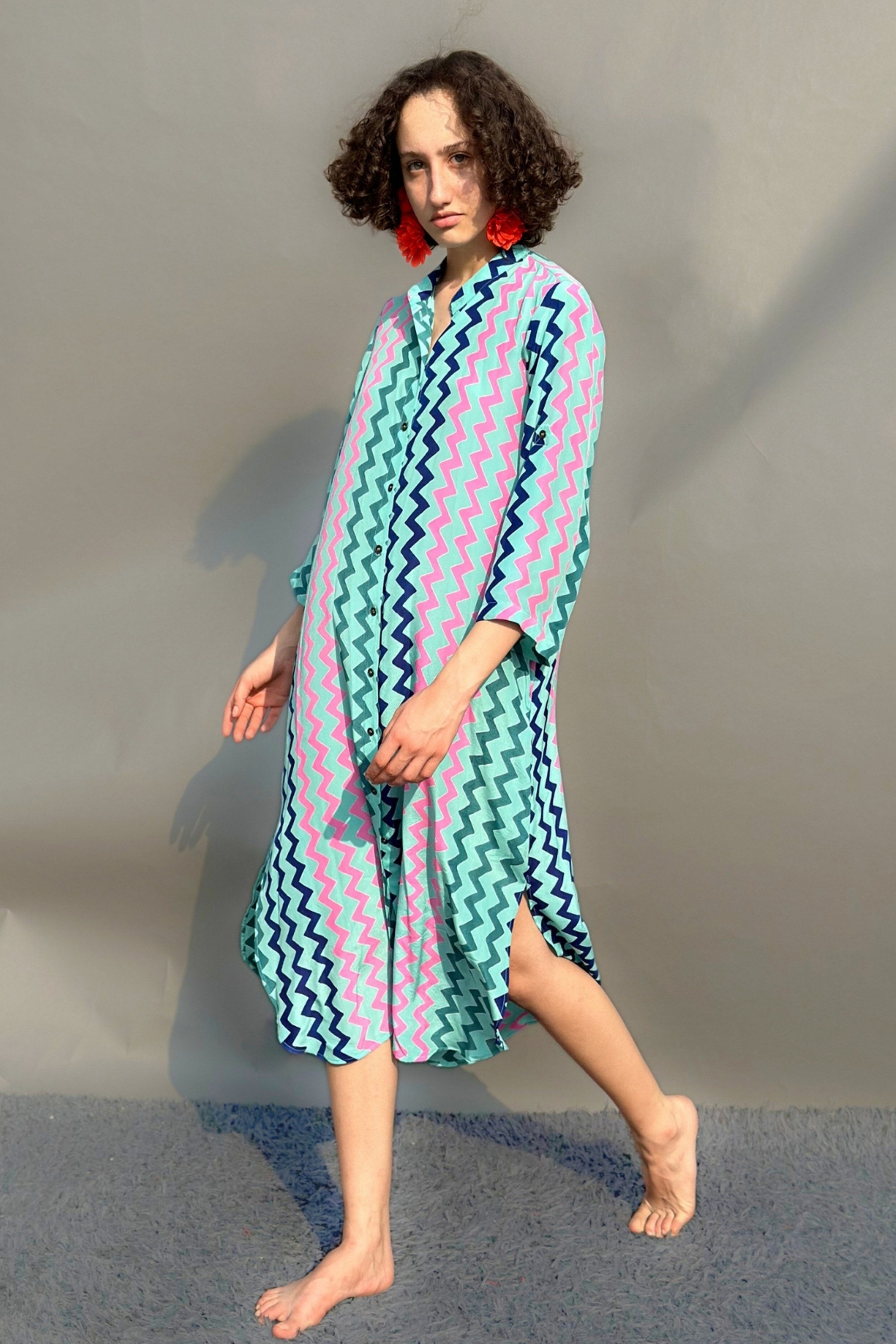 Zig Zag Printed Tunic
