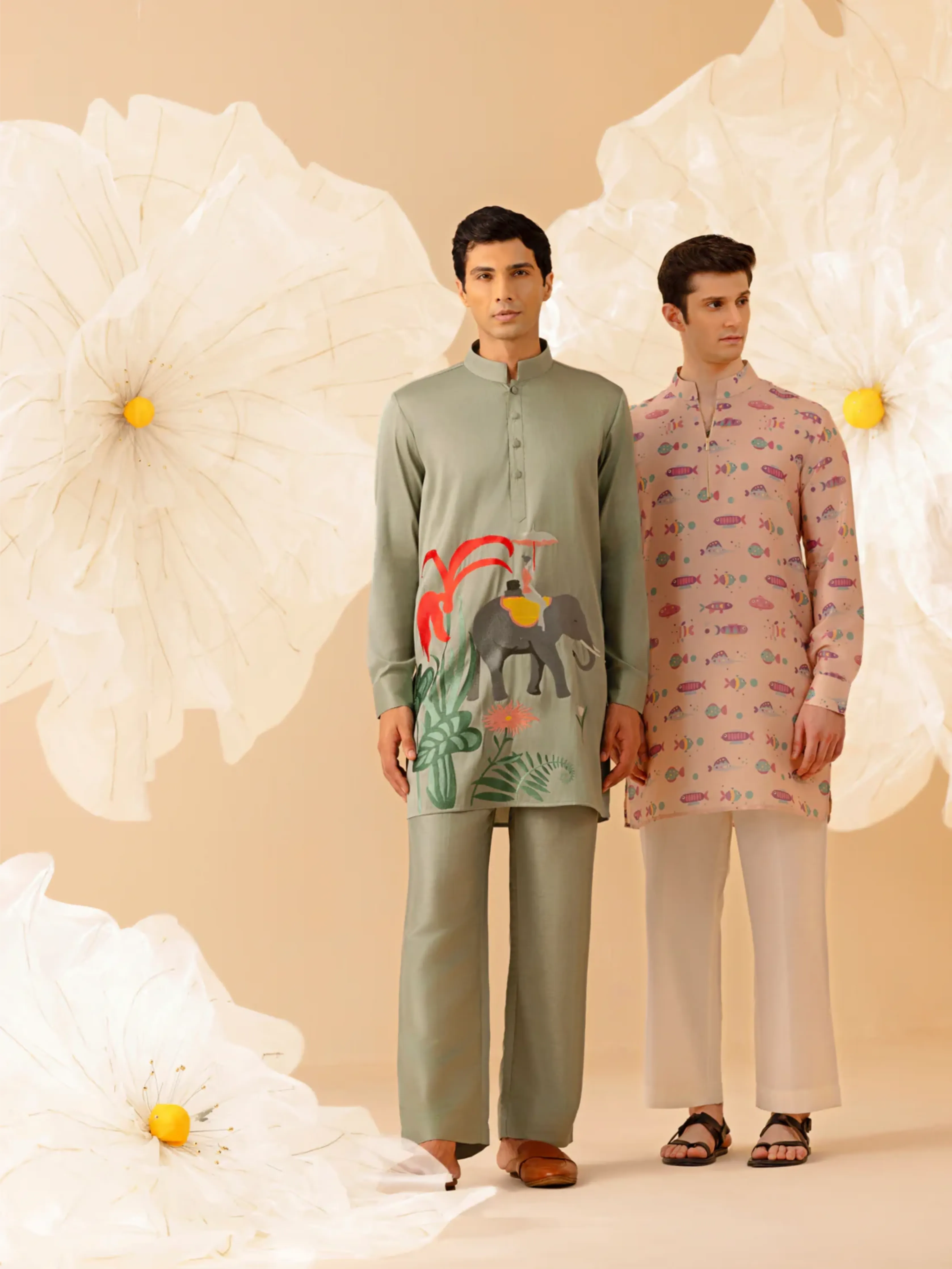 Baghban  Silk Embroidery Kurta Set