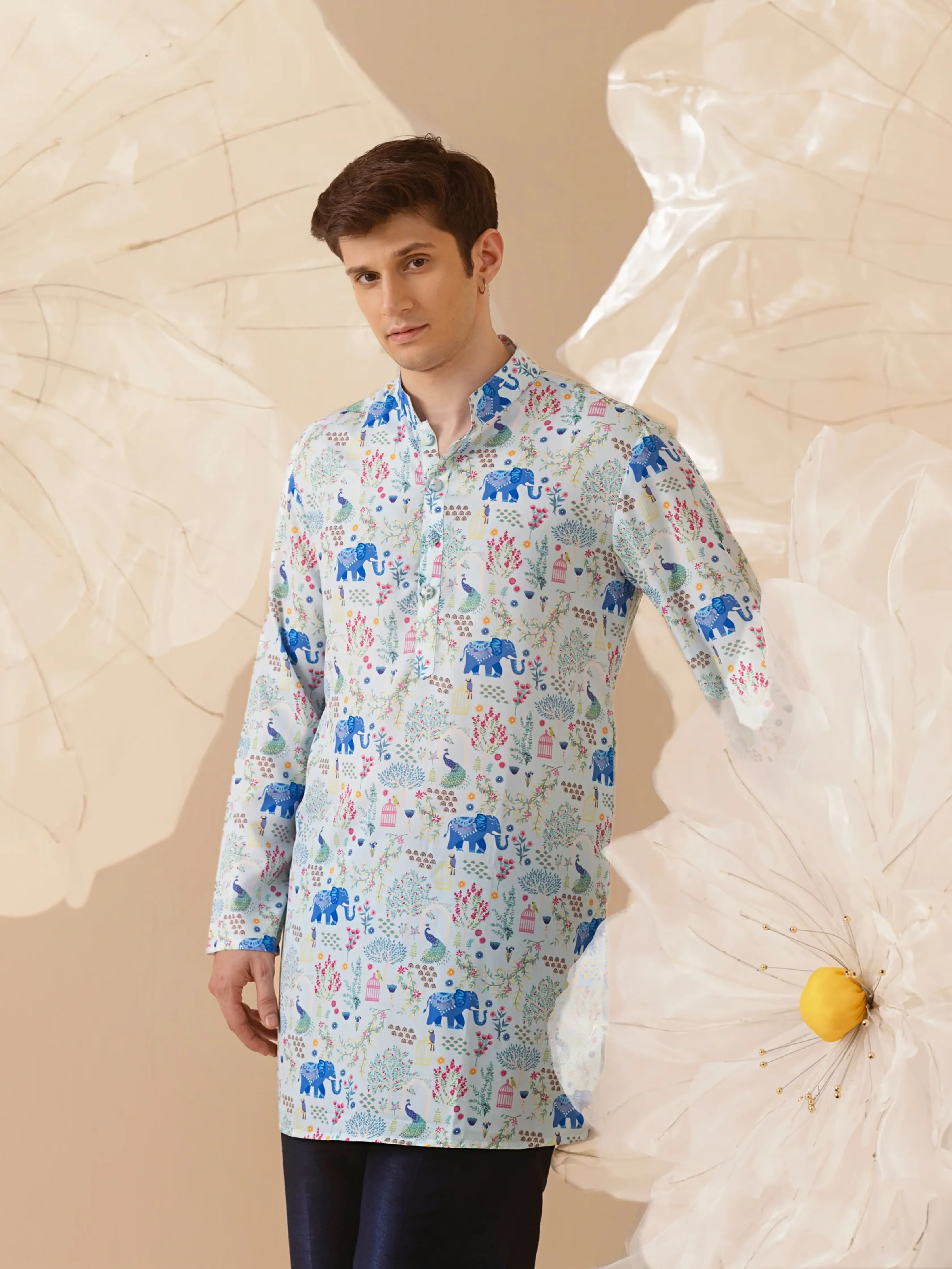 Mughal Muse Silk Kurta