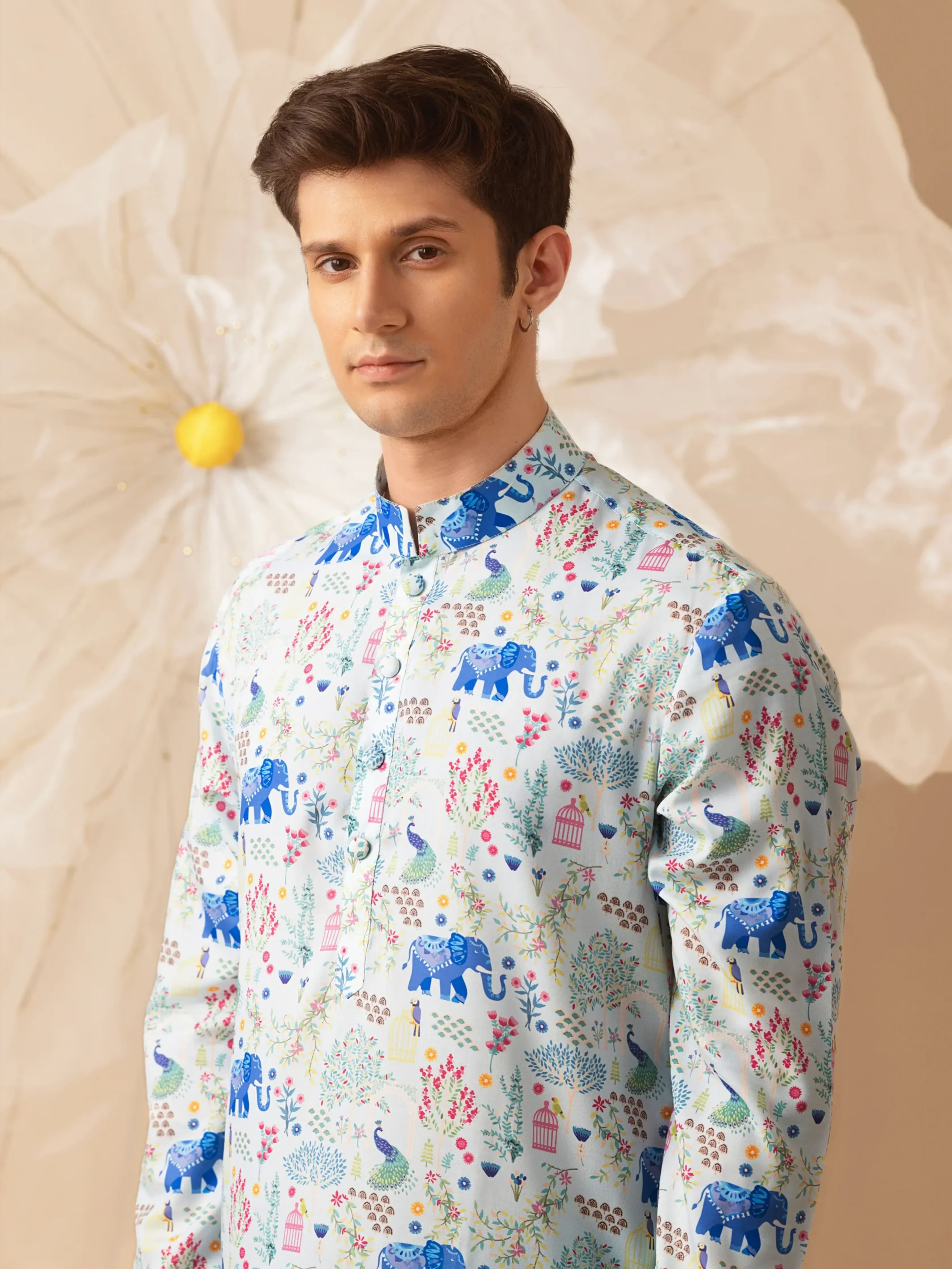 Mughal Muse Silk Kurta