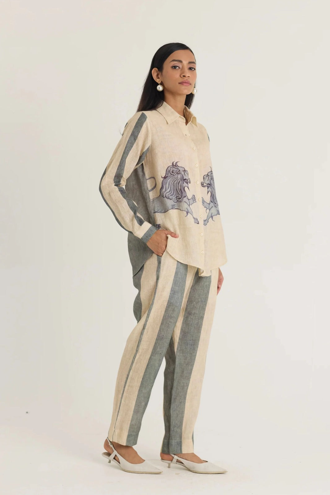 Paws Linen Co-Ord Set