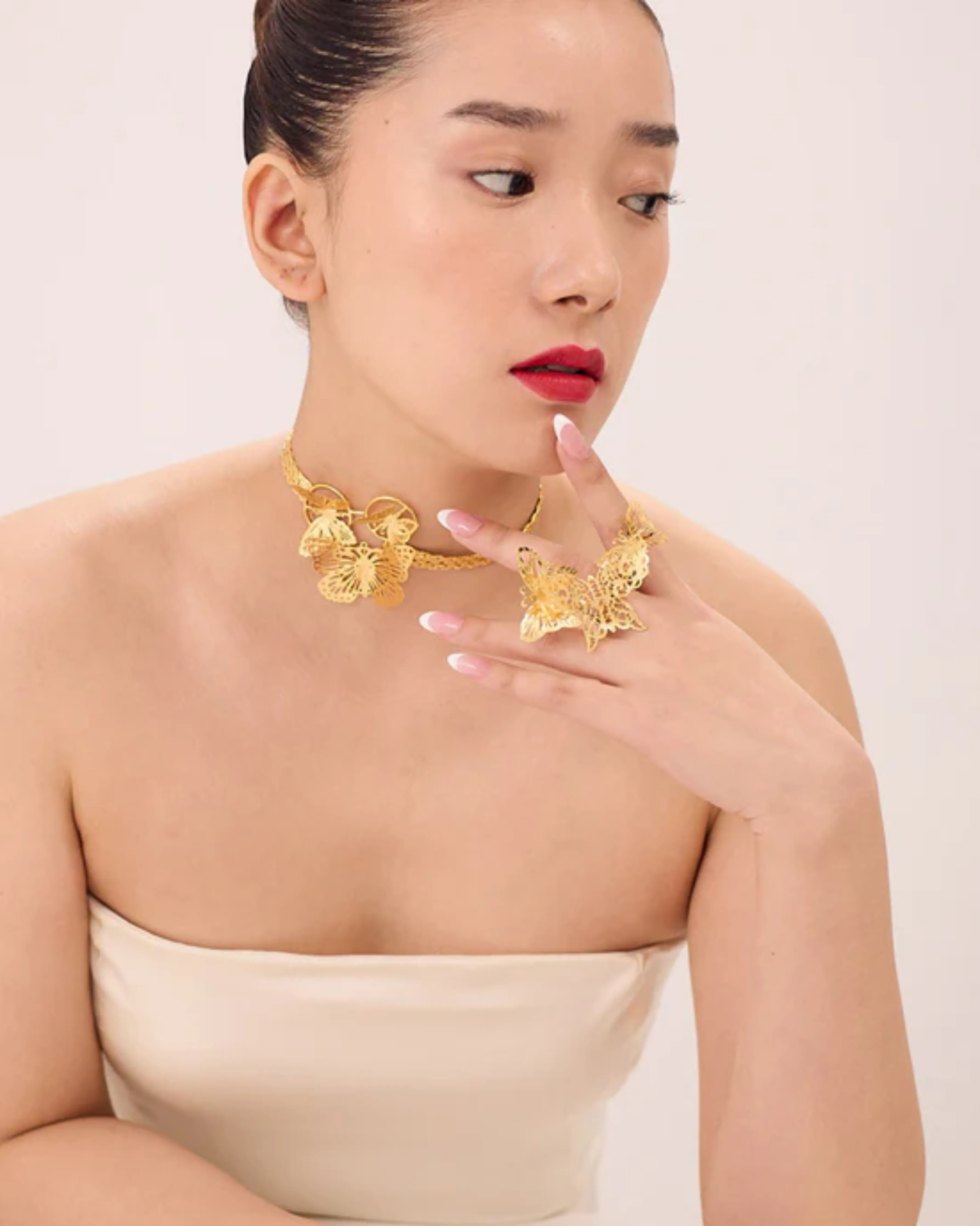 Butterfly Finger Ring